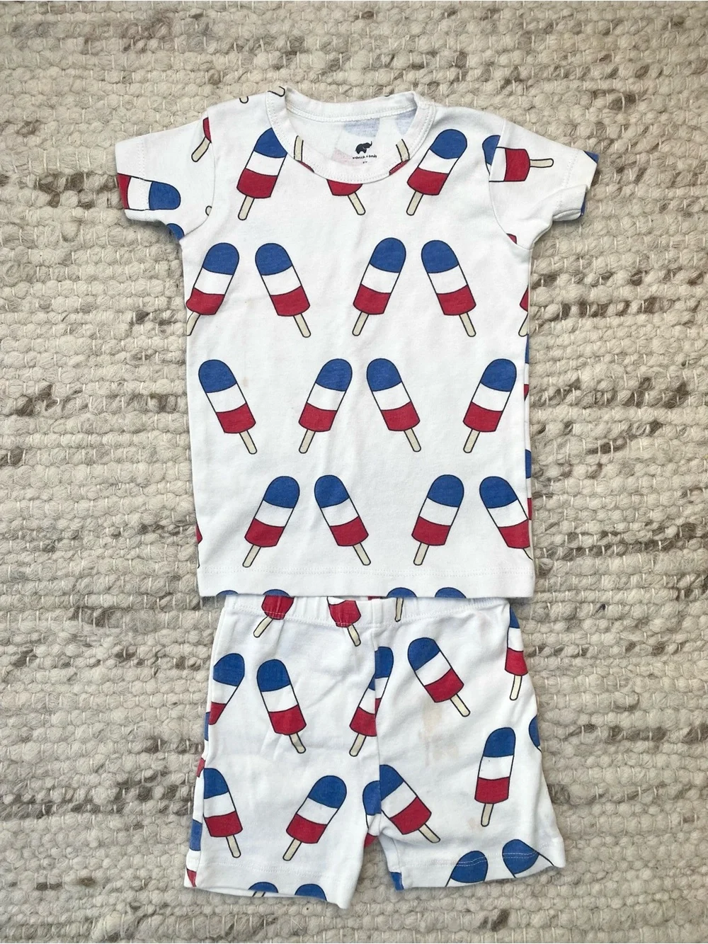 Monica + Andy Popsicle Short Pajama Set 3T